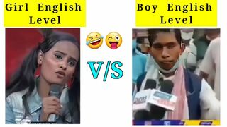 Girl english vs boy english funny????||girl english and boy???? english meme