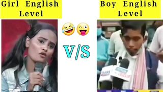 Girl english vs boy english funny????||girl english and boy???? english meme