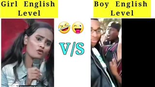 Girl english vs boy english funny????||girl english and boy???? english meme