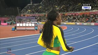 Women's 100M Final Commanwealth Games 2022 Birmingham Thompson Herah Won Gold