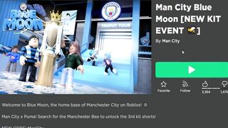 FREE ACCESSORIES! HOW TO GET MCFC Match Jersey & Man City Shorts (ROBLOX PUMA FOOTBALL EVENT)