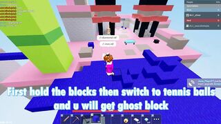 4 Ways to get GHOST BLOCK - Works in Public Games (Roblox Bedwars)