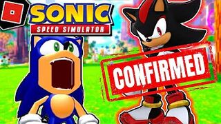 ROBLOX *NEW* SHADOW IS CONFIRMED COMING (SONIC SPEED SIMULATOR)