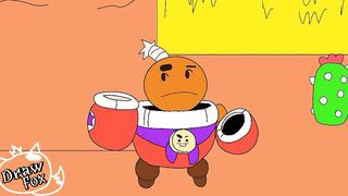 BT21 SKINS IN SHOWDOWN | BRAWL STARS ANIMATION.