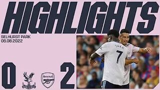 HIGHLIGHTS | Crystal Palace v Arsenal (0-2) | Martinelli scores, Saliba impresses!