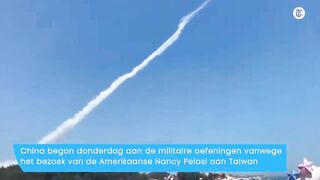 Zien: hier zou China raketten afschieten richting Taiwan