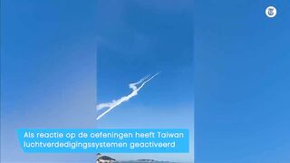 Zien: hier zou China raketten afschieten richting Taiwan