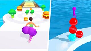 Twerk Race Vs Stack Rider gameplay walkthrough Android Free Upload Mobile games QF19BXA