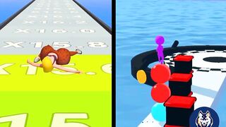 Twerk Race Vs Stack Rider gameplay walkthrough Android Free Upload Mobile games QF19BXA