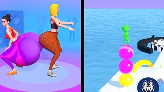 Twerk Race Vs Stack Rider gameplay walkthrough Android Free Upload Mobile games QF19BXA