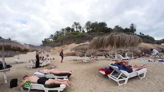 Spain Walking Tour 4K Tenerife Beaches Travel vlog. #beachwalk #beach #beaches