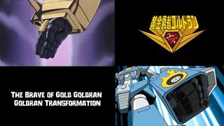 MEGAS XLR Combination Comparison (Mecha anime homage/reference showcase)