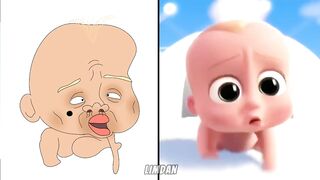 Funny Boss Baby Drawing Meme | Savage Love Song | The Baby Boss Meme