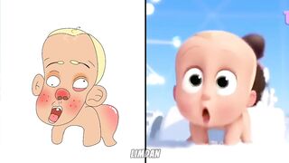 Funny Boss Baby Drawing Meme | Savage Love Song | The Baby Boss Meme