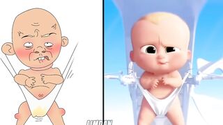 Funny Boss Baby Drawing Meme | Savage Love Song | The Baby Boss Meme