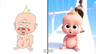 Funny Boss Baby Drawing Meme | Savage Love Song | The Baby Boss Meme