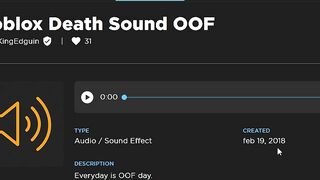 PROOF THAT ROBLOX CENSORS THE ROBLOX DEATH SOUND