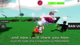 NEW Hybrid Glove Showcase! + How to get NEW "Prolonged Anger" Badge! - Roblox Slap battles