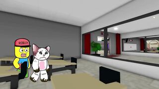 Pop Cat...Please, don't go | Roblox Animation x FNF Corrupted “SLICED” | Roblox Sad Story