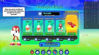 *NEW* FREESTYLE RIDERS EVENT UNLOCKED (SONIC SPEED SIMULATOR)