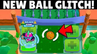 Levitating Ball Glitch in Brawl Ball | New Glitch Brawl Stars #deepseabrawl