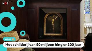 Superduur schilderij van Rembrandt weer terug in kerk (nu met beveiliging)