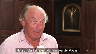 Superduur schilderij van Rembrandt weer terug in kerk (nu met beveiliging)