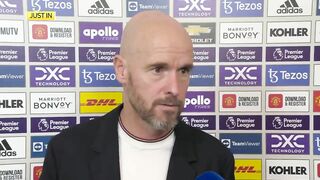 "I'm not satisfied, totally not" | Erik ten Hag reacts to his first Man Utd loss of the season!