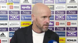 "I'm not satisfied, totally not" | Erik ten Hag reacts to his first Man Utd loss of the season!