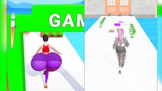 twerk race NOOB vs Pro vs Hacker android iOS All Level Gameplay