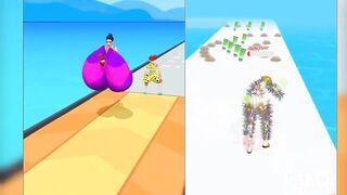 twerk race NOOB vs Pro vs Hacker android iOS All Level Gameplay