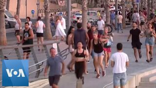 Crowd Flees Tel Aviv Beach After Siren Sounds