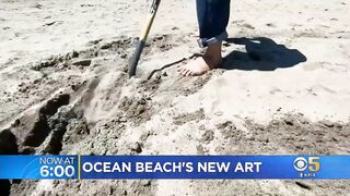 Sand artist digs up ephemeral masterpiece at Ocean Beach