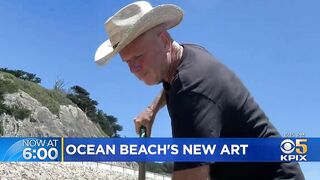 Sand artist digs up ephemeral masterpiece at Ocean Beach