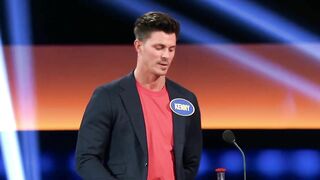 Gaining weight. Can’t get your pants over your what?? | Celebrity Family Feud