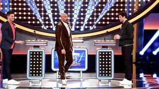 Gaining weight. Can’t get your pants over your what?? | Celebrity Family Feud