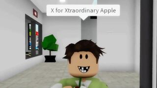 When you learn the alphabets (meme) ROBLOX