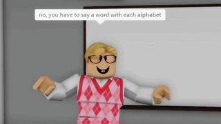 When you learn the alphabets (meme) ROBLOX