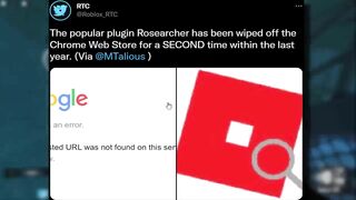 DELETE THIS EXTENSION NOW! (FAKE ROBLOX ROSEARCHER PLUGINS)