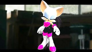 Sonic The Hedgehog Movie ROUGE THE BAT Uh Meow All Designs Compilation