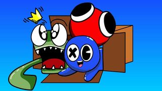 Rainbow Friends Babies vs Box ANIMATION COMPILATION | Roblox Rainbow Friends Animation