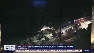 FBI agents raid former president Trump's home in Palm Beach, FL | FOX 13 Seattle