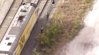 Chopper 5 above fatal Brightline crash in Lake Worth Beach