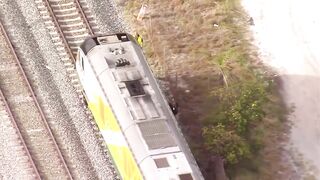 Chopper 5 above fatal Brightline crash in Lake Worth Beach