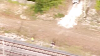 Chopper 5 above fatal Brightline crash in Lake Worth Beach