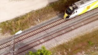 Chopper 5 above fatal Brightline crash in Lake Worth Beach