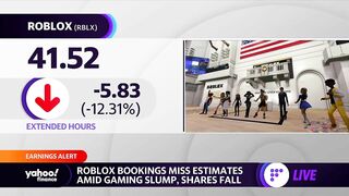 Roblox stock falls amid harsh earnings miss