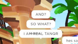 TANQR sent me a party invite In (Roblox Bedwars)