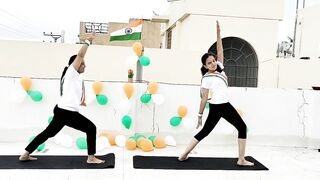 Patriotic Musical Yoga | देशभक्ति योग नृत्य | Fitness & Rhythm