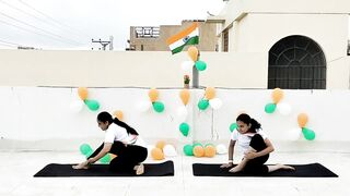 Patriotic Musical Yoga | देशभक्ति योग नृत्य | Fitness & Rhythm